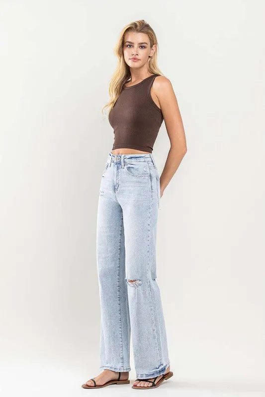 90s Vintage Super High Rise Flare Jeans - online exclusive