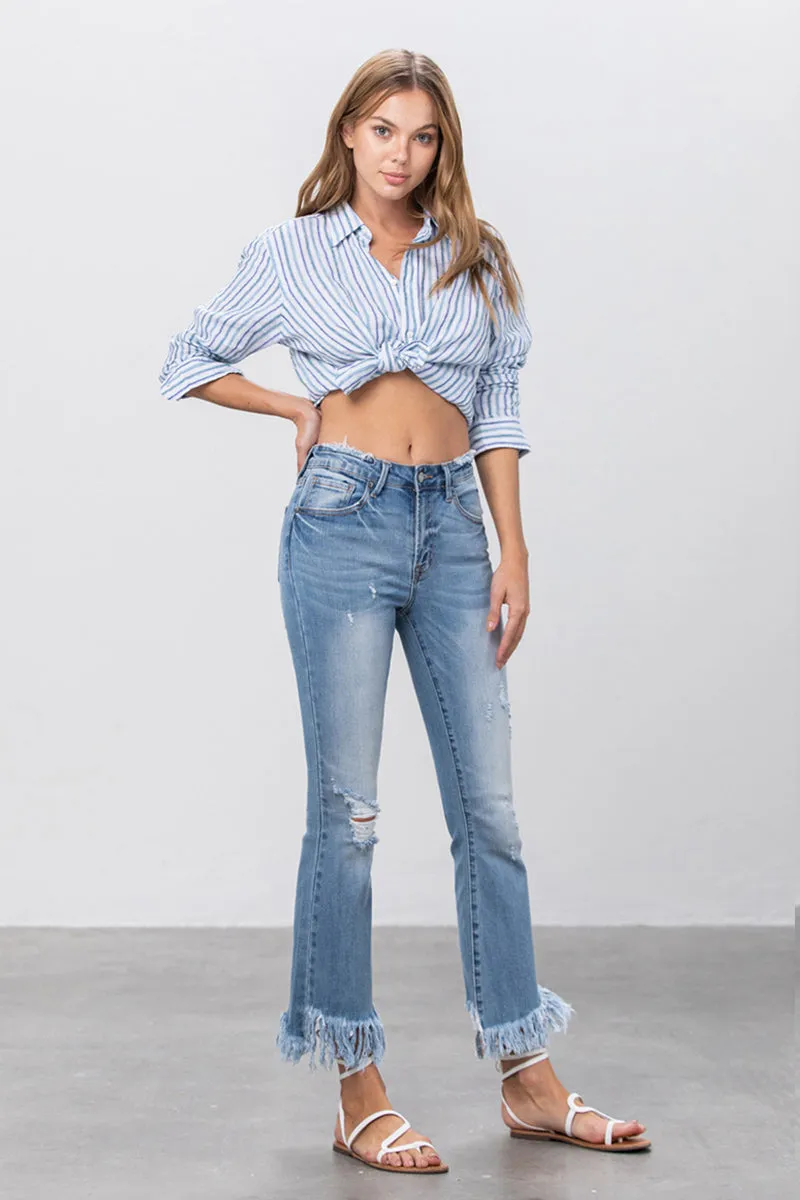 Alessi Crop Flare Jeans