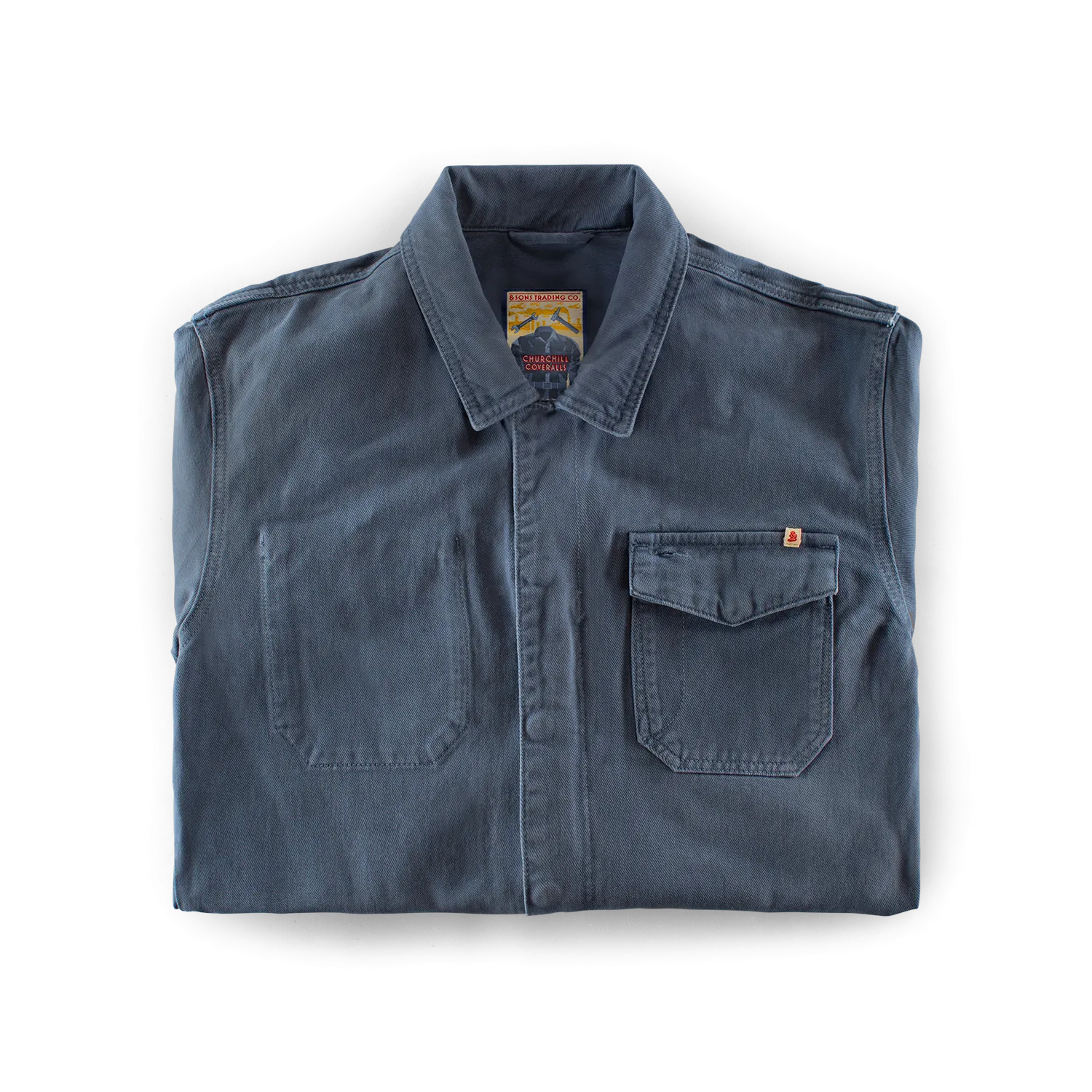 &SONS Churchill Coveralls Dark Denim