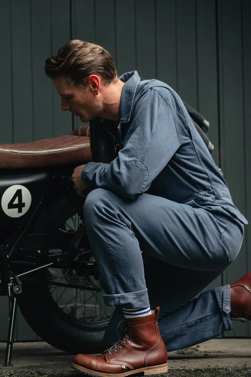 &SONS Churchill Coveralls Dark Denim