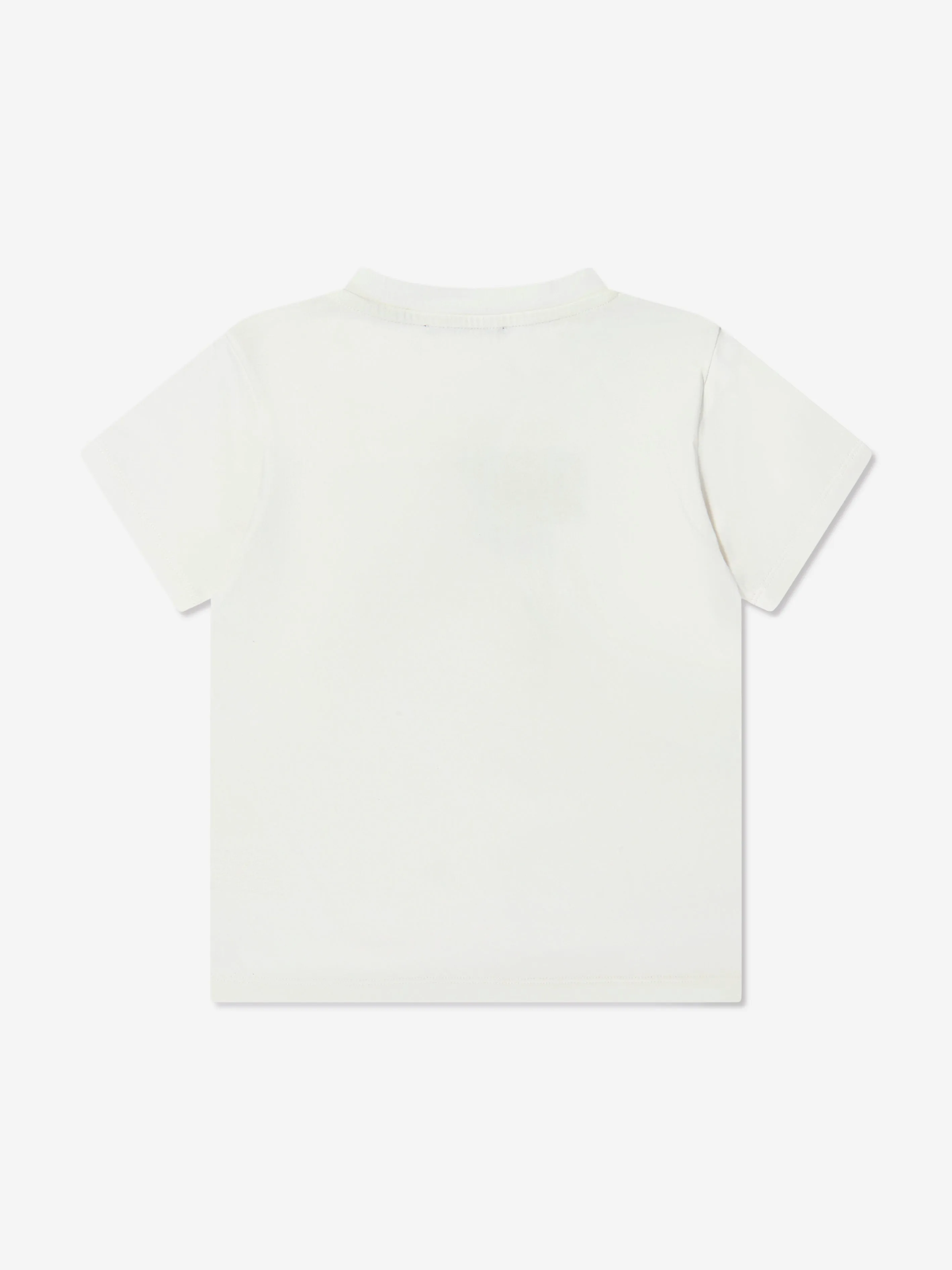 Balmain Girls Logo T-Shirt in Ivory