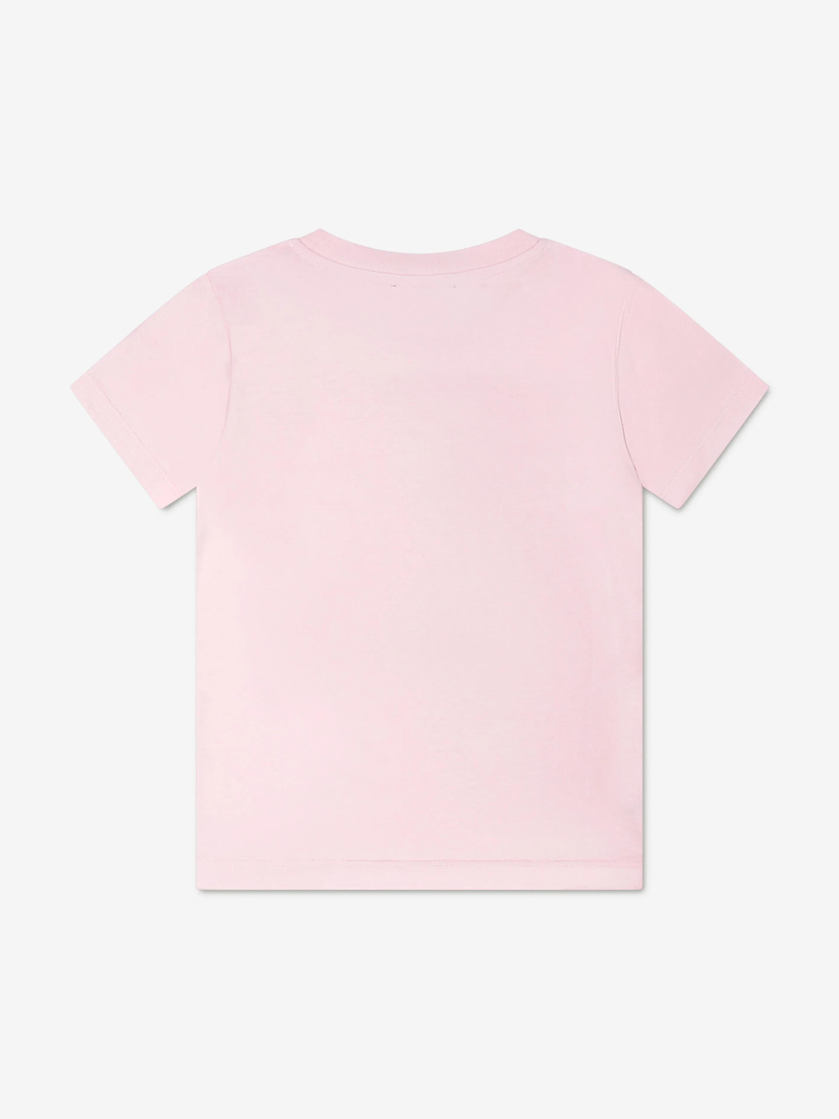 Balmain Girls Logo T-Shirt in Pink