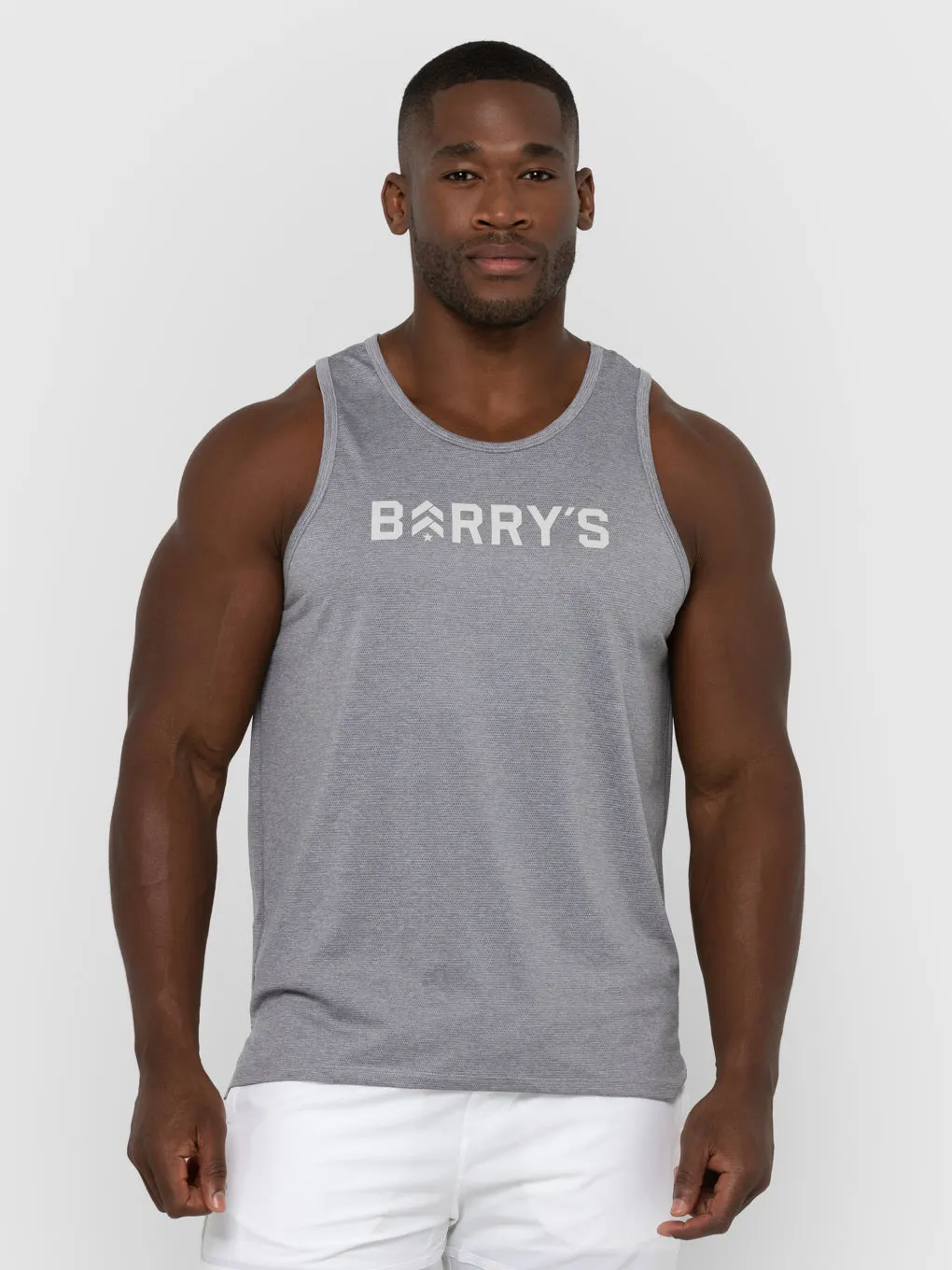 BARRY'S GREY PERFORMANCE TANK