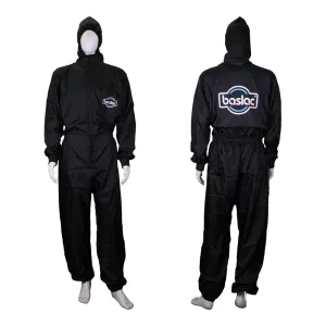 BASLAC Black Reusable Coveralls Spray Painting Overalls Automotive Suit