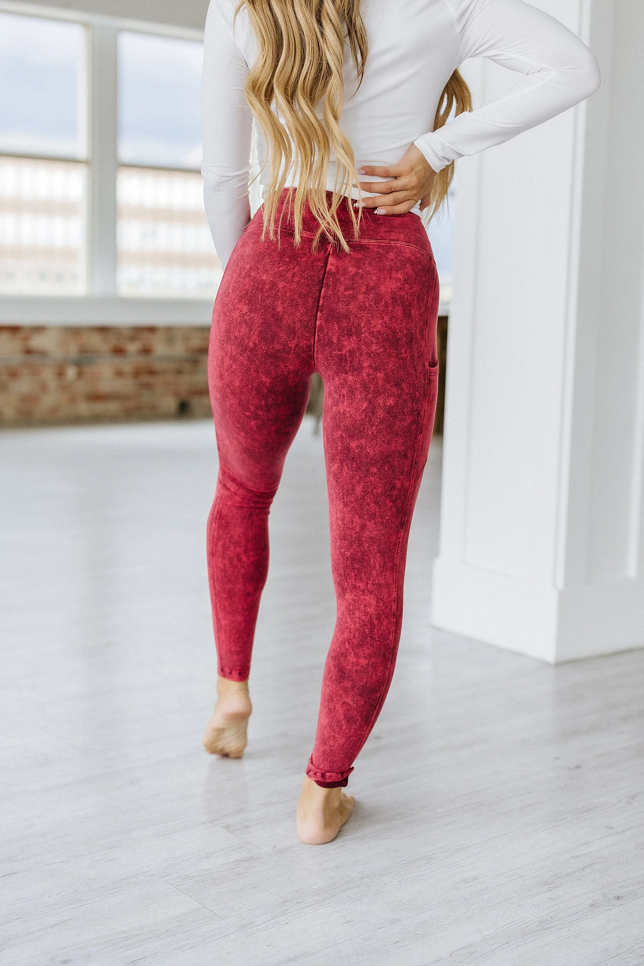 Bonnie Mineral Washed Leggings | S-3XL