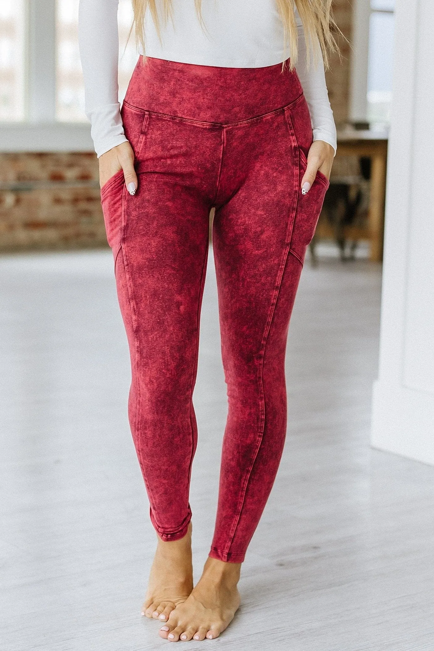 Bonnie Mineral Washed Leggings | S-3XL