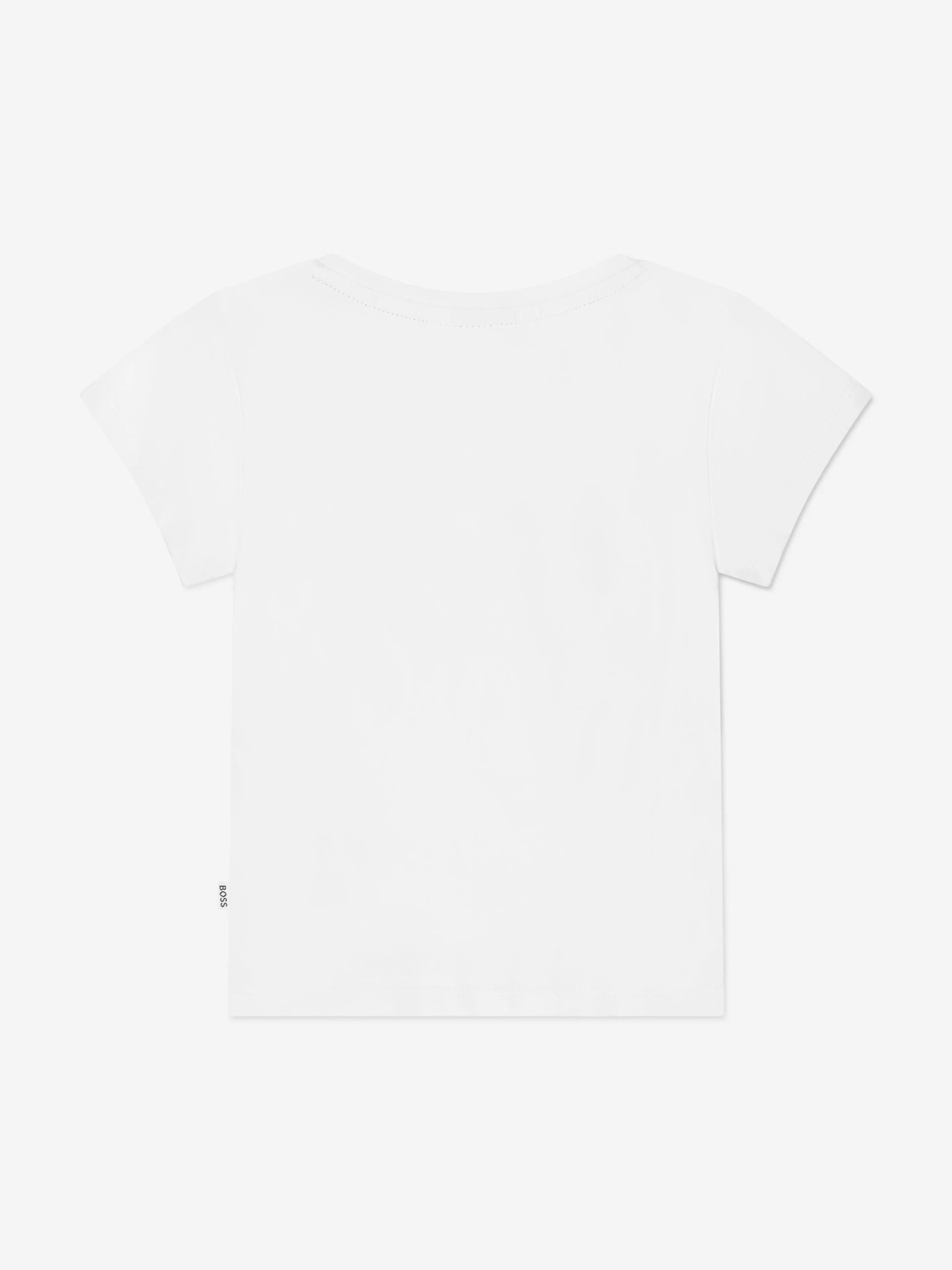 BOSS Girls Logo T-Shirt In White