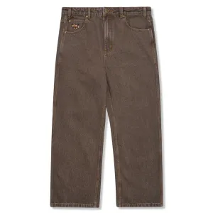 Butter Goods - Pooch Relaxed Denim Jeans Washed Brown