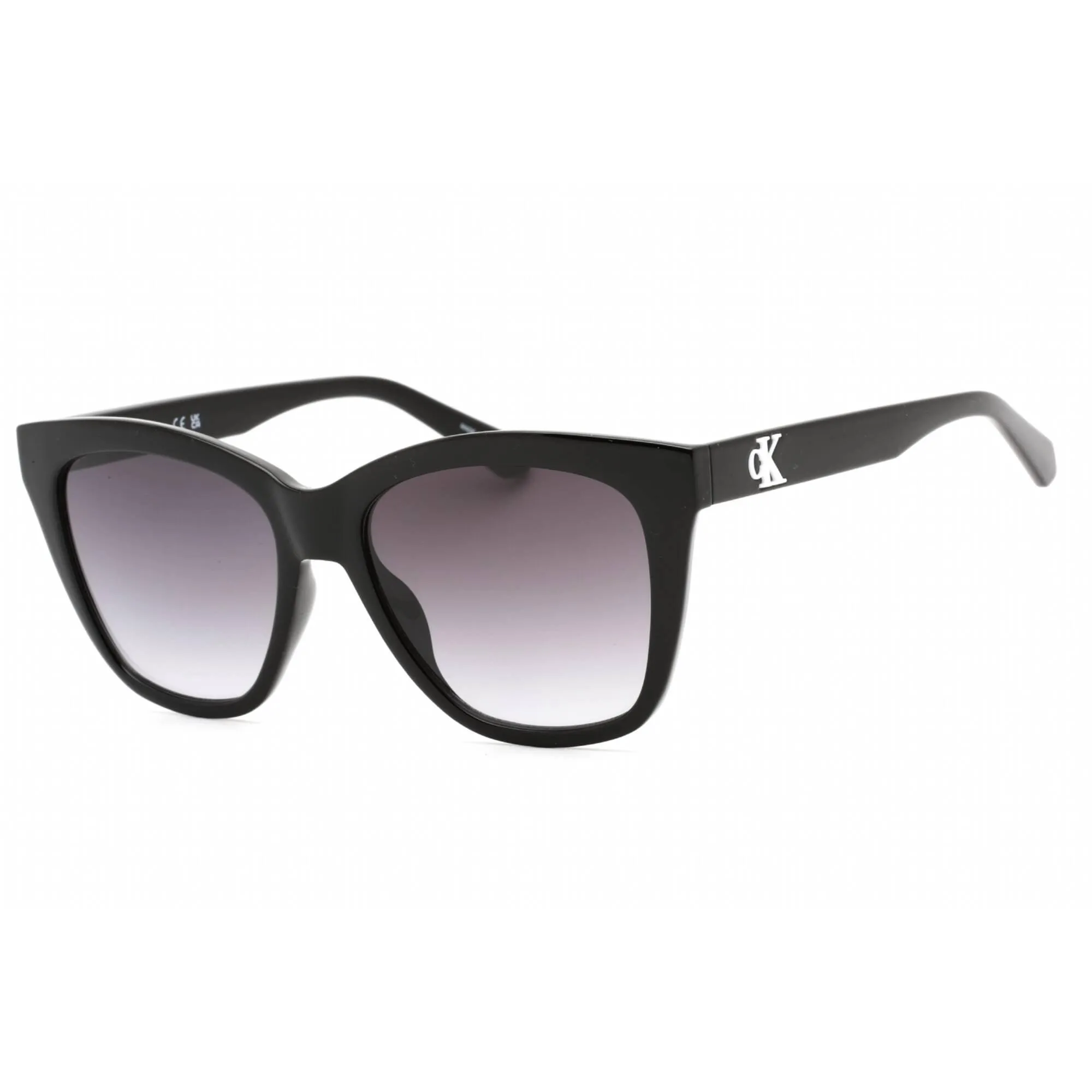 Calvin Klein Jeans Unisex Sunglasses - Black Plastic Cat Eye Frame | CKJ22608S 001