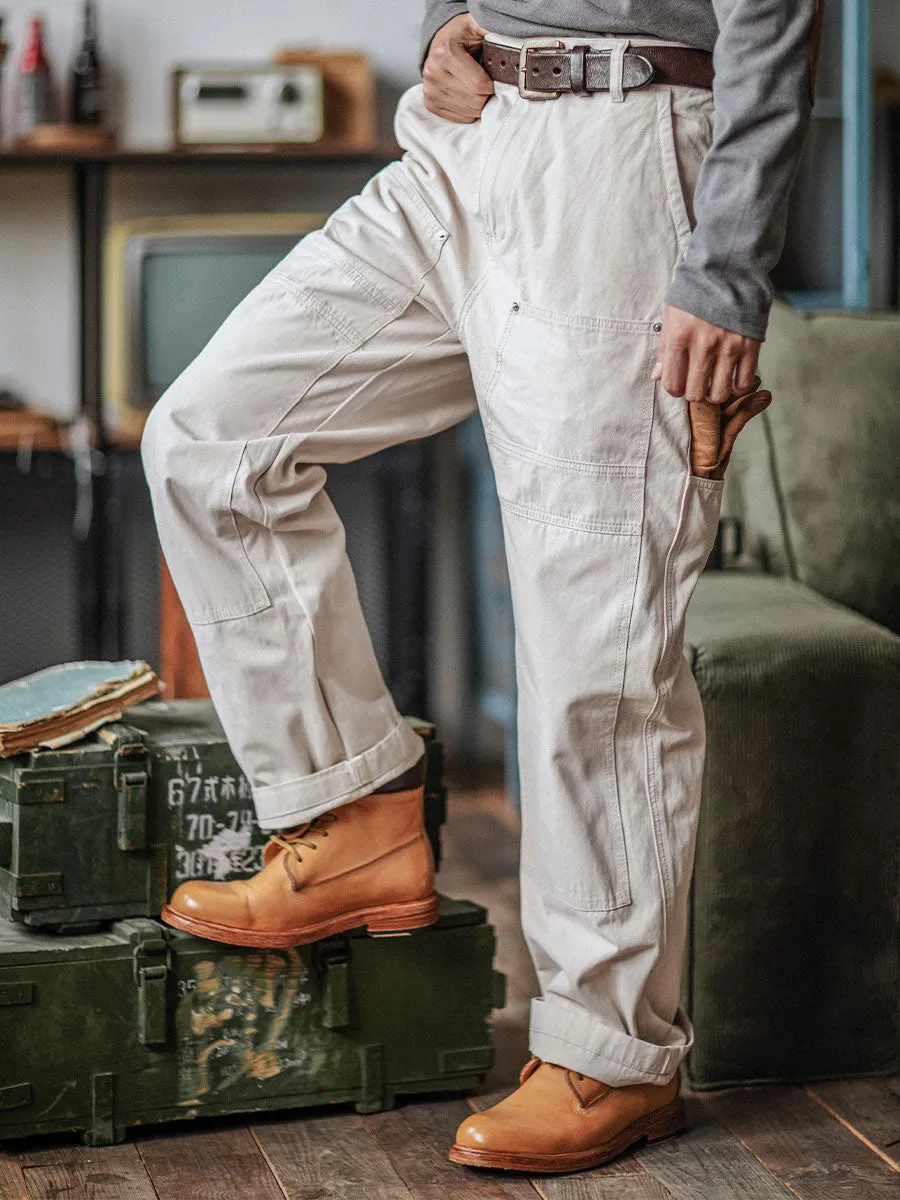 CANVAS UTILITY TROUSERS