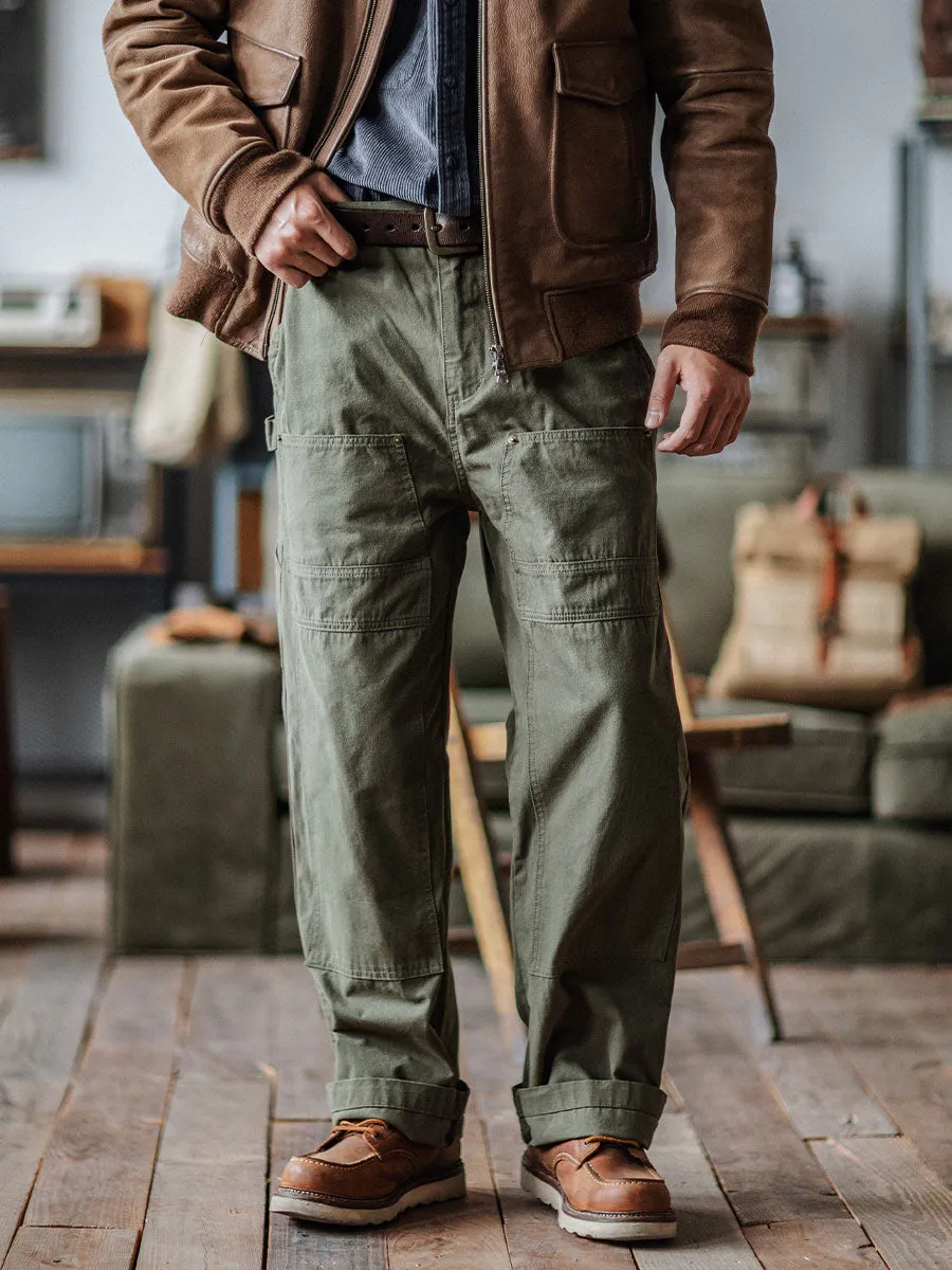 CANVAS UTILITY TROUSERS