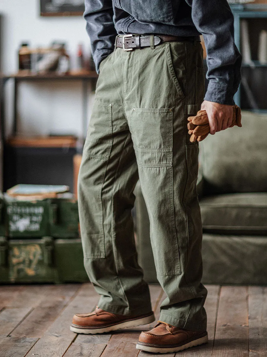 CANVAS UTILITY TROUSERS