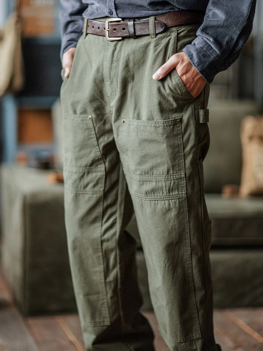 CANVAS UTILITY TROUSERS