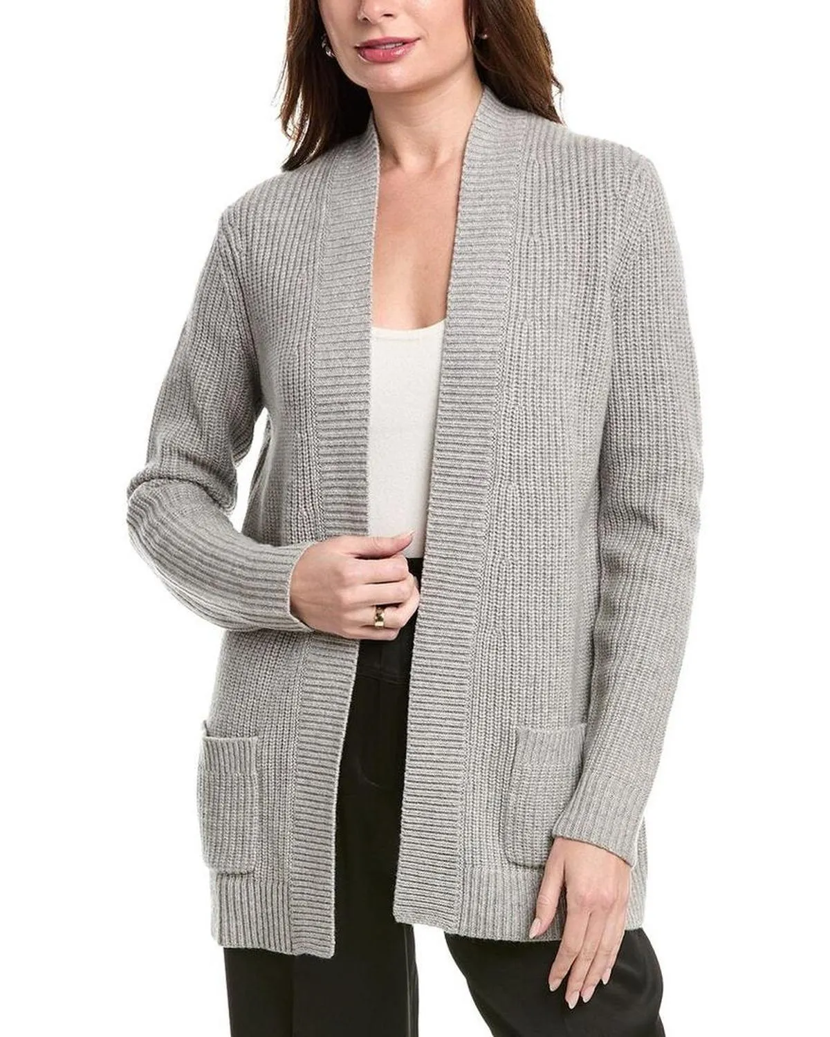 Cashmere Shaker Cardigan