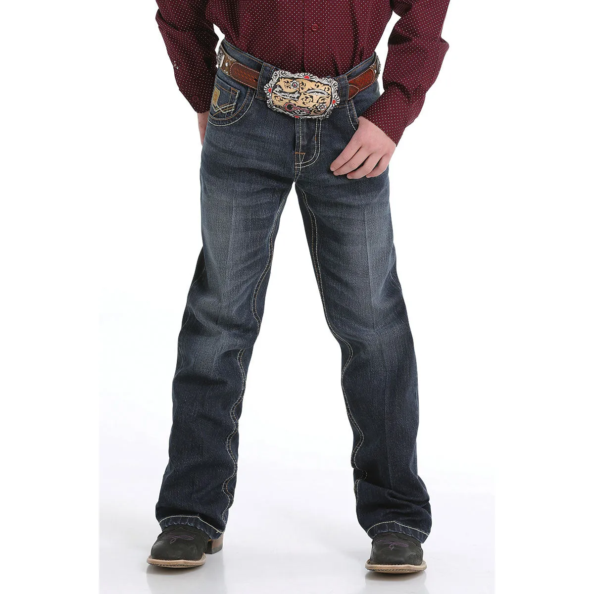 Cinch Boy's Dark Performance Jeans