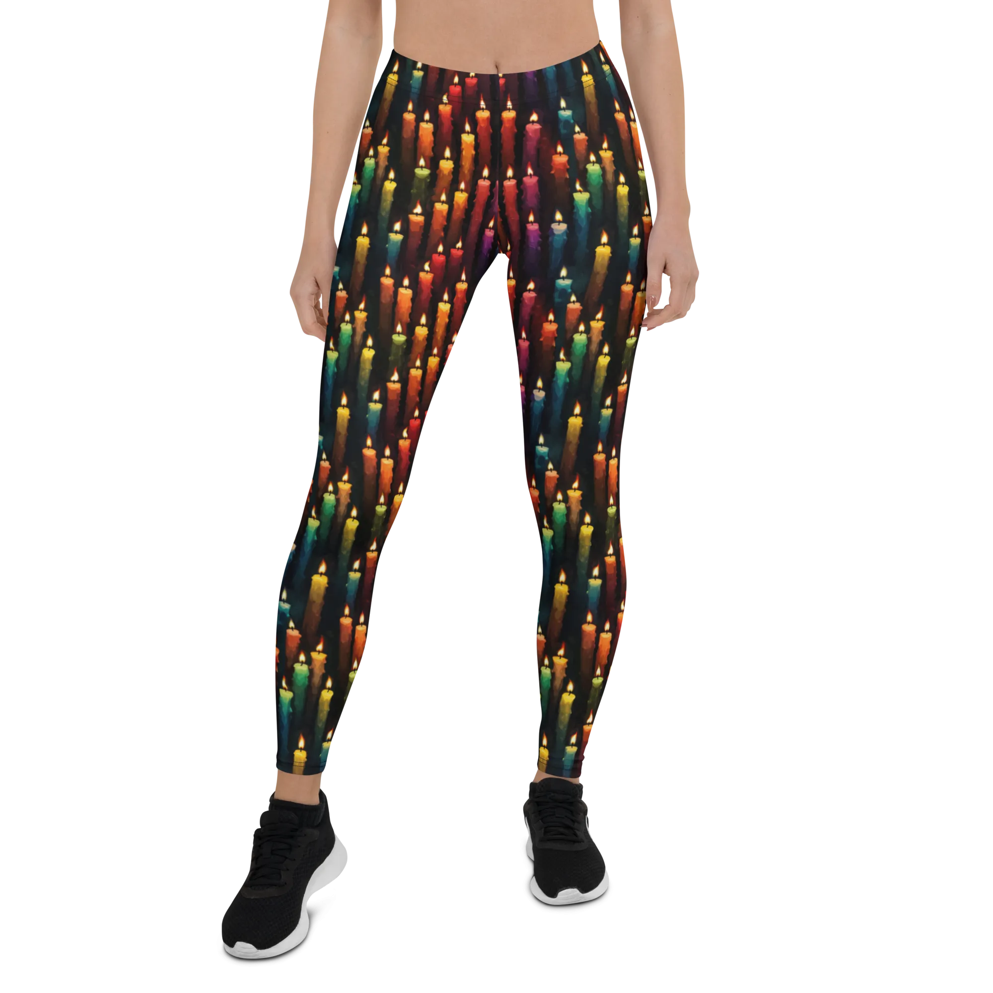 Colorful Candle Leggings