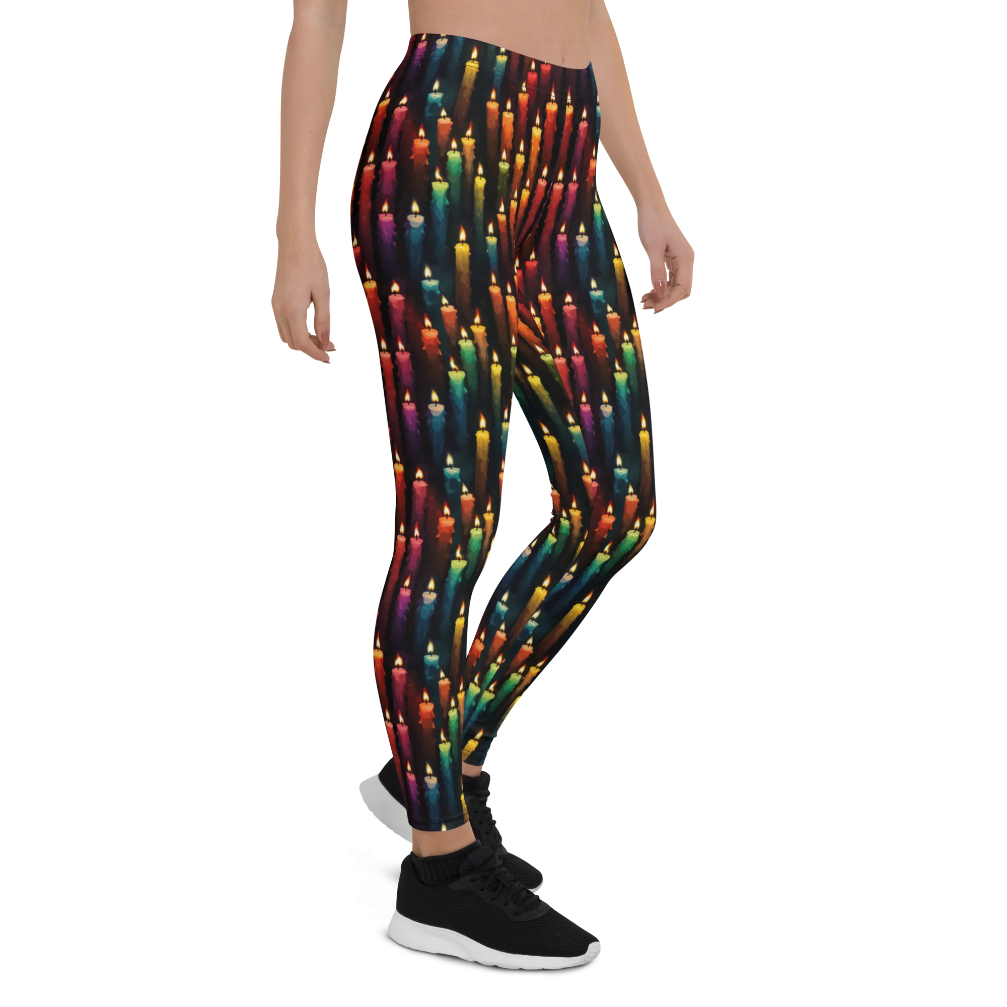 Colorful Candle Leggings