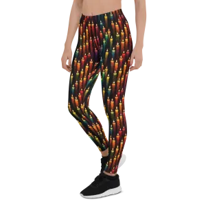 Colorful Candle Leggings