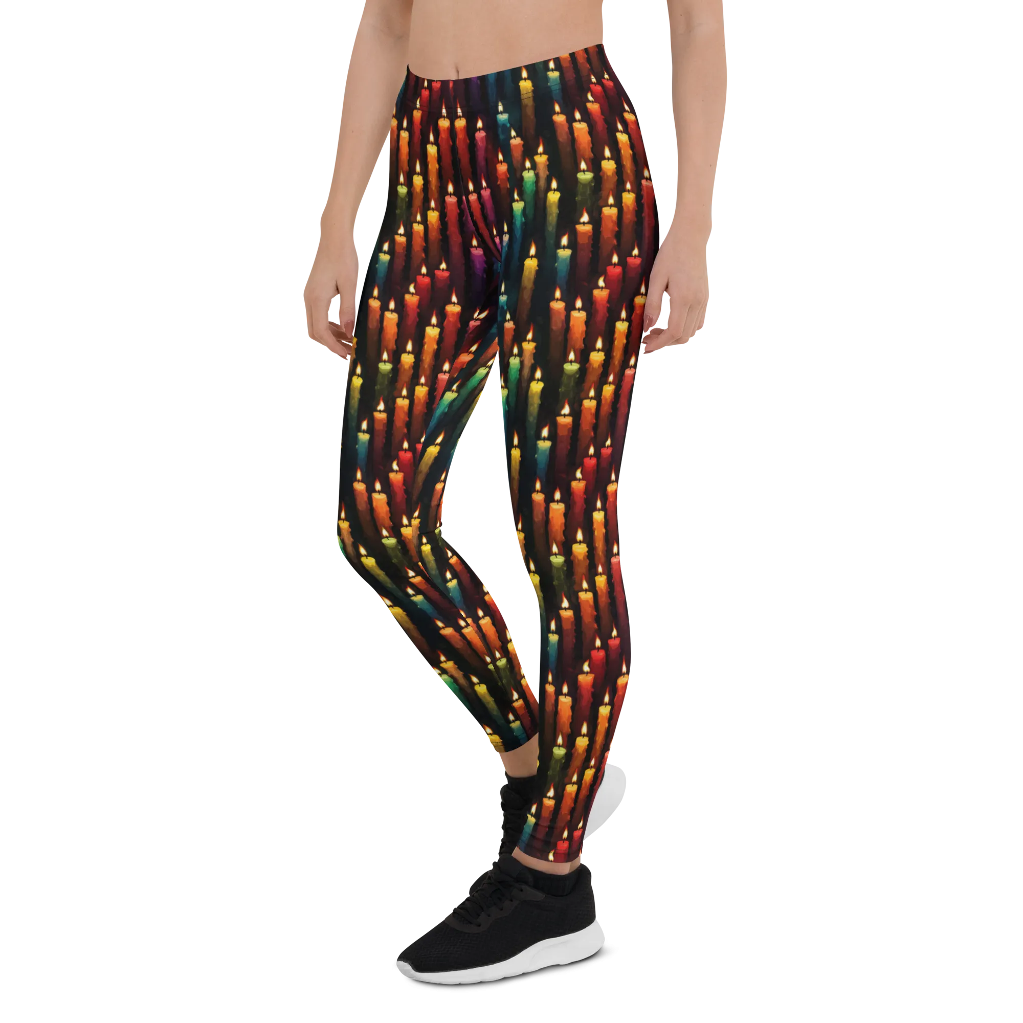 Colorful Candle Leggings