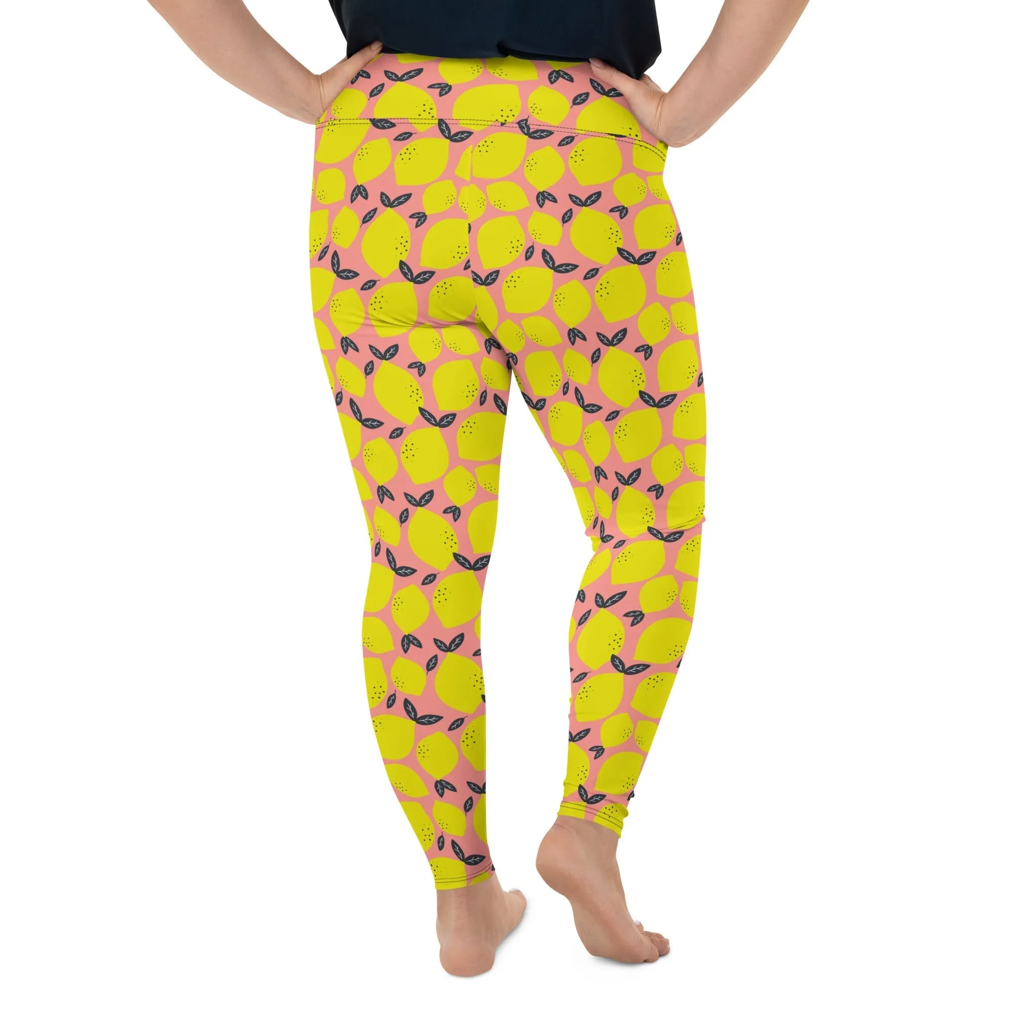 Cute Lemon Plus Size Leggings