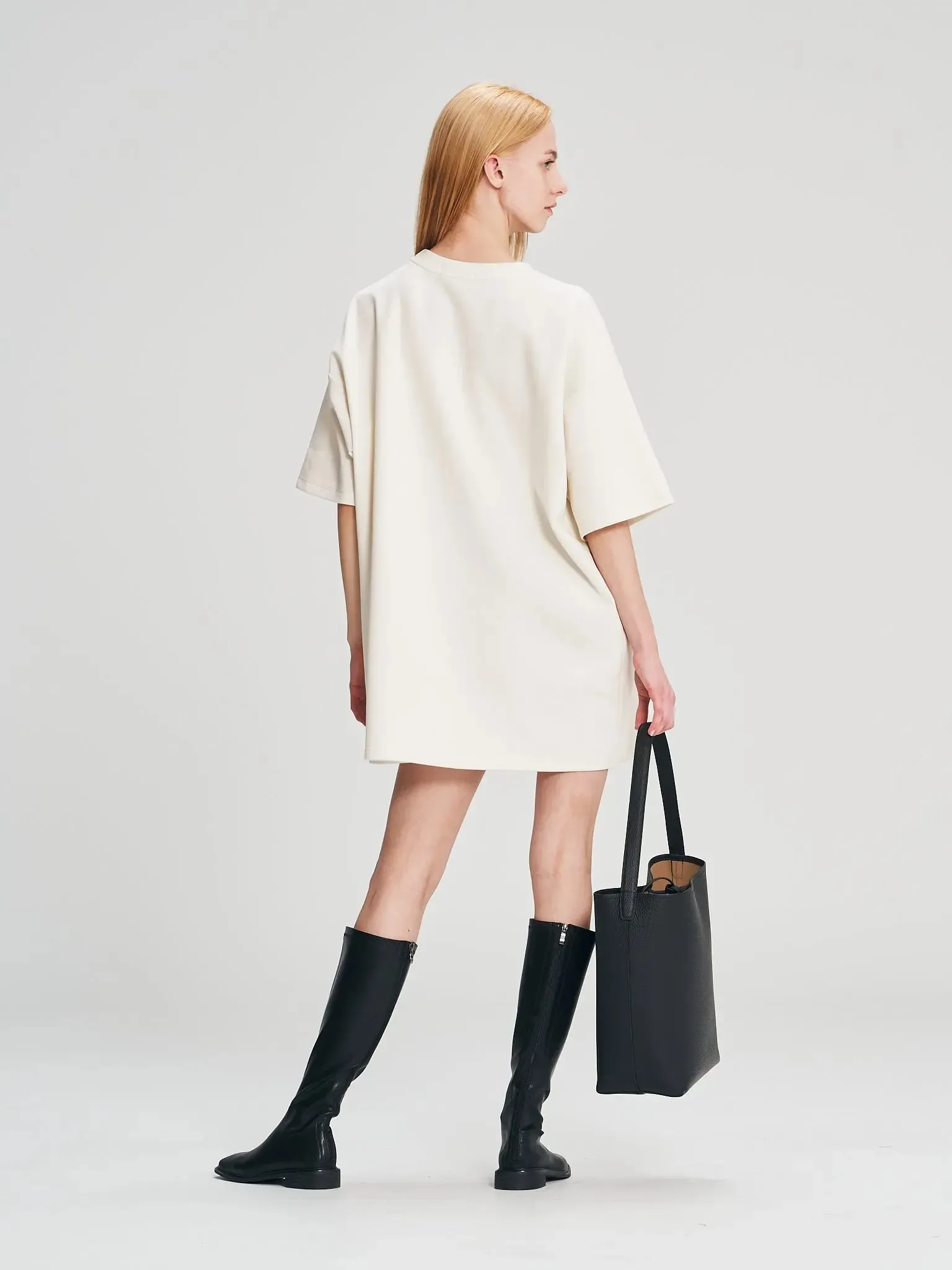 D5392 Oversized Long T-Shirt