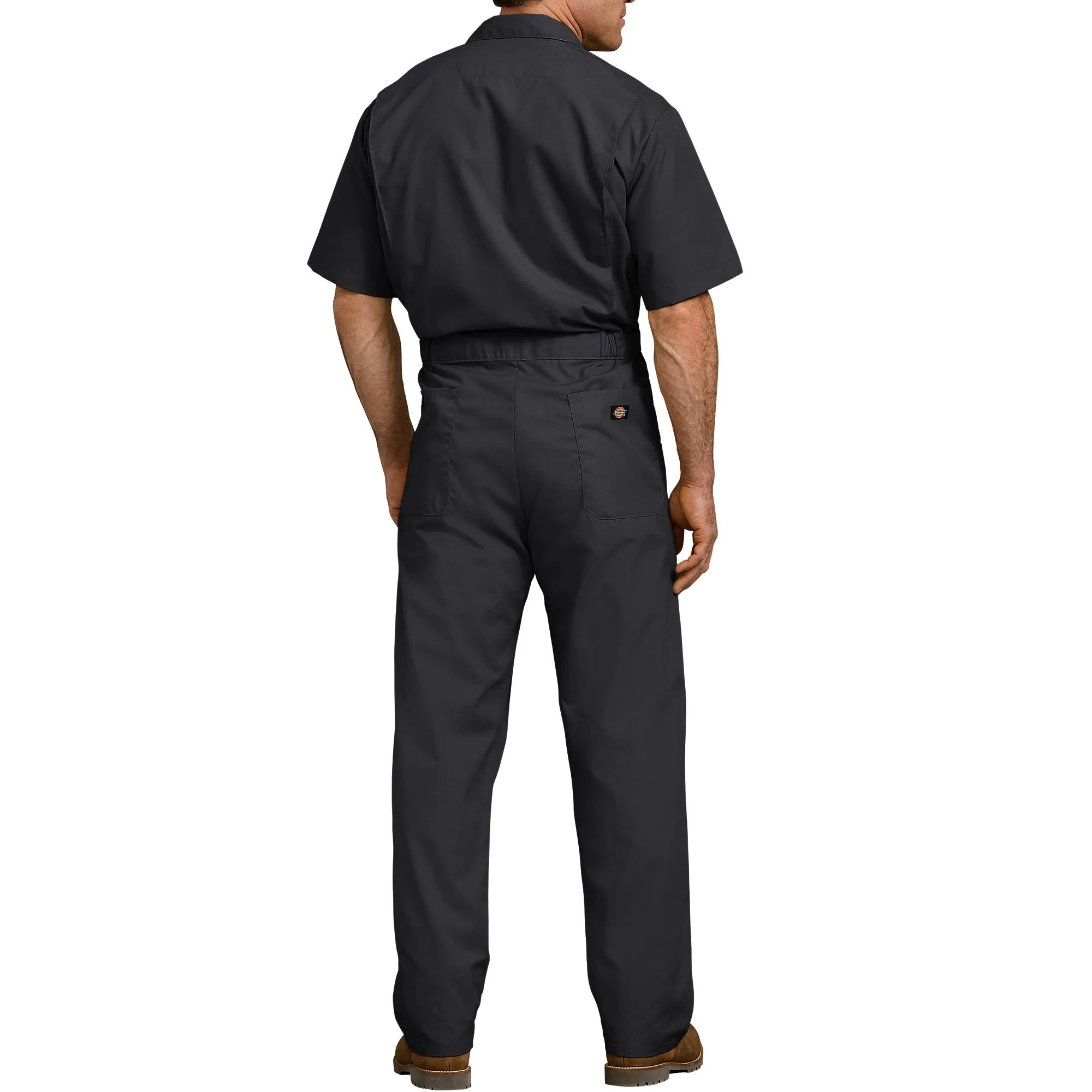 Dickies Men's Short Sleeve Coverall - Black