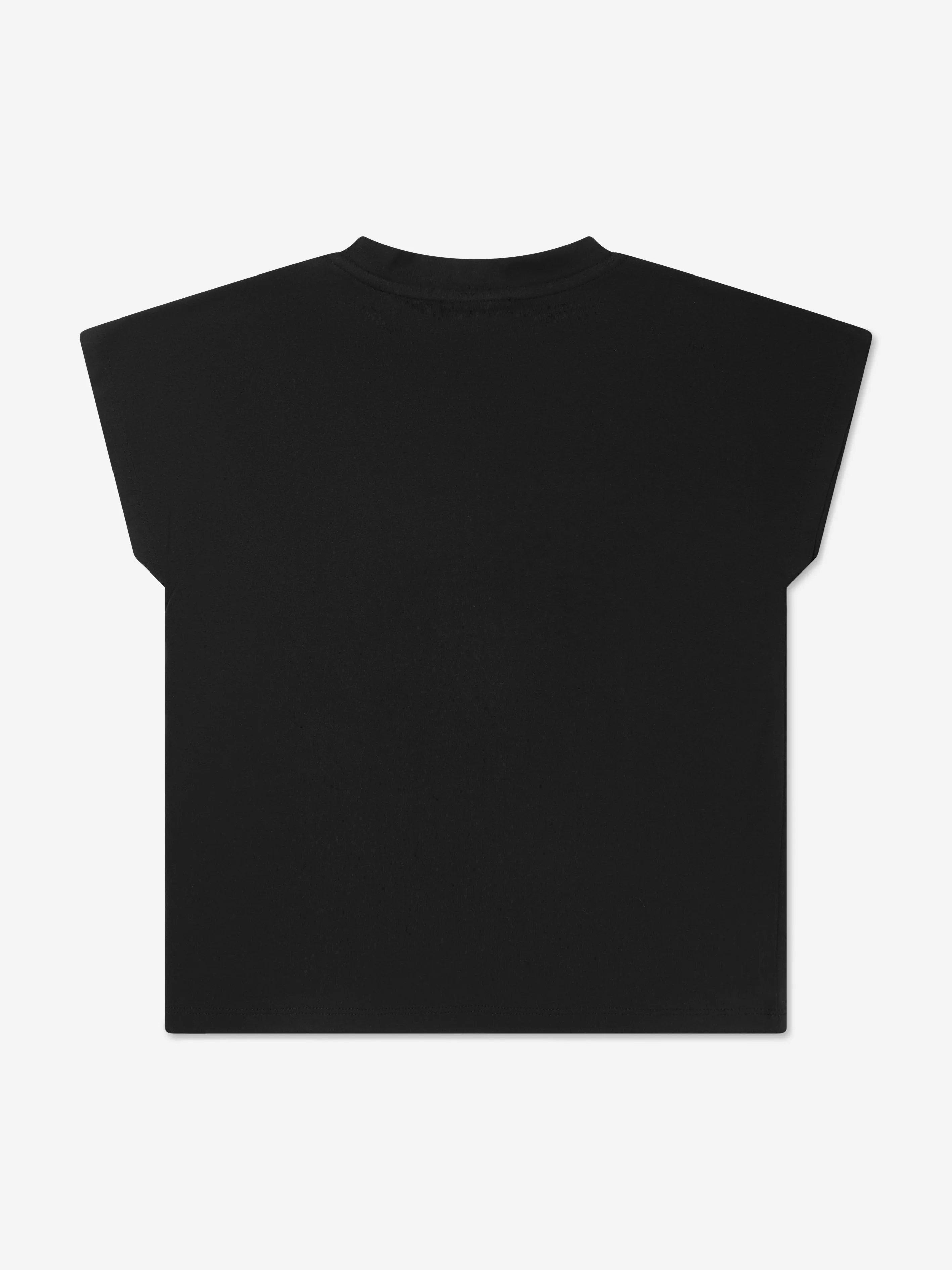 DKNY Girls Organic Cotton 'Do Your Thing' T-Shirt in Black