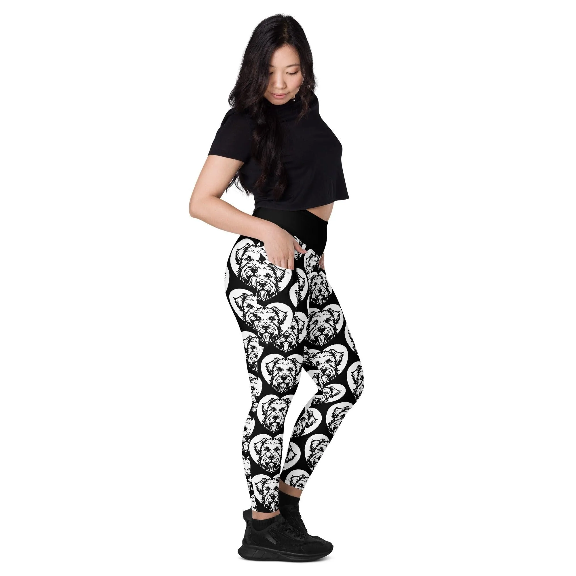 DOG BREED LEGGINGS with pockets - SEALYHAM TERRIER - HERTTAHOUND