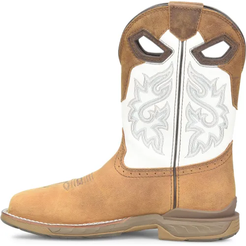 Double H Men's 11" WD Square Toe Comp Toe Roper Work Boot -Brown- DH5426