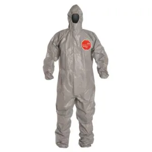 DuPont™ Tychem F Coveralls with attached Hood, Gray, X-Large, TF145T-XL