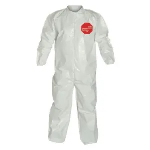 DuPont™ Tychem SL Coveralls with Elastic Wrists and Ankles, White, 2X-Large, SL125B-2X