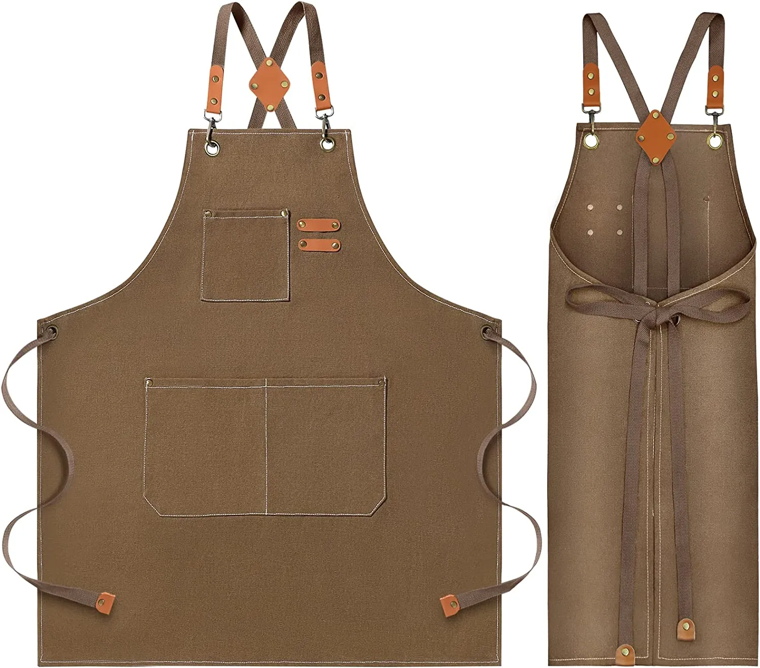 Durable Canvas Stain Resistant Apron Workwear