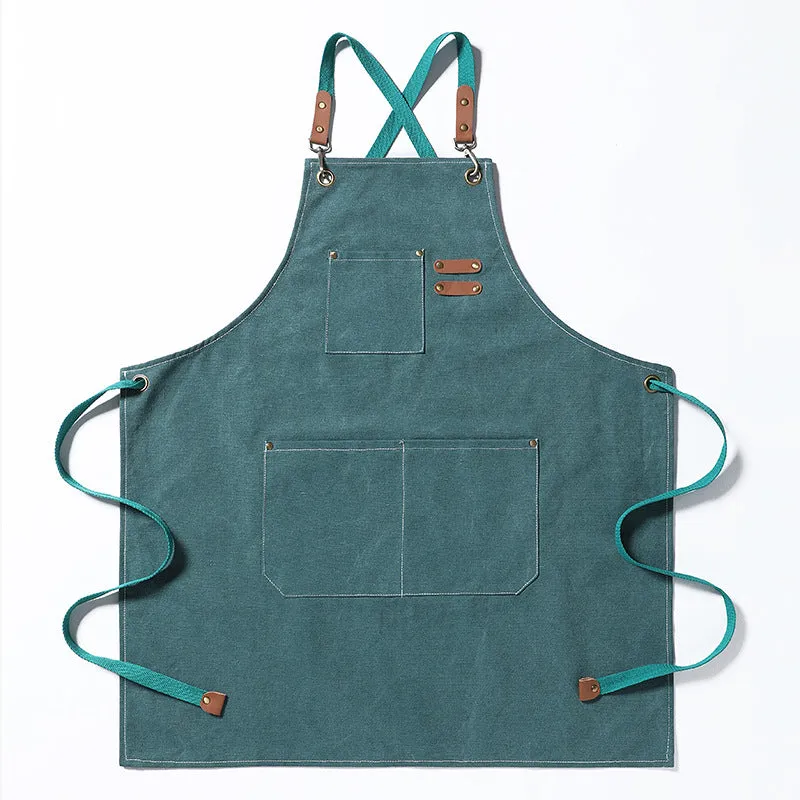 Durable Canvas Stain Resistant Apron Workwear