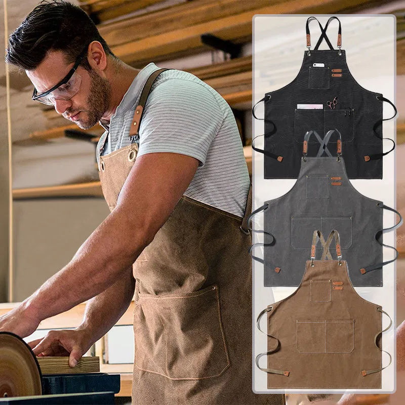 Durable Canvas Stain Resistant Apron Workwear