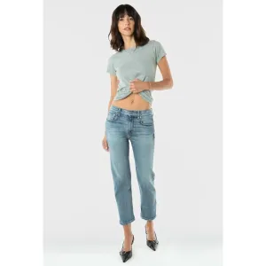 Etica Rae Mid Rise Straight Jeans