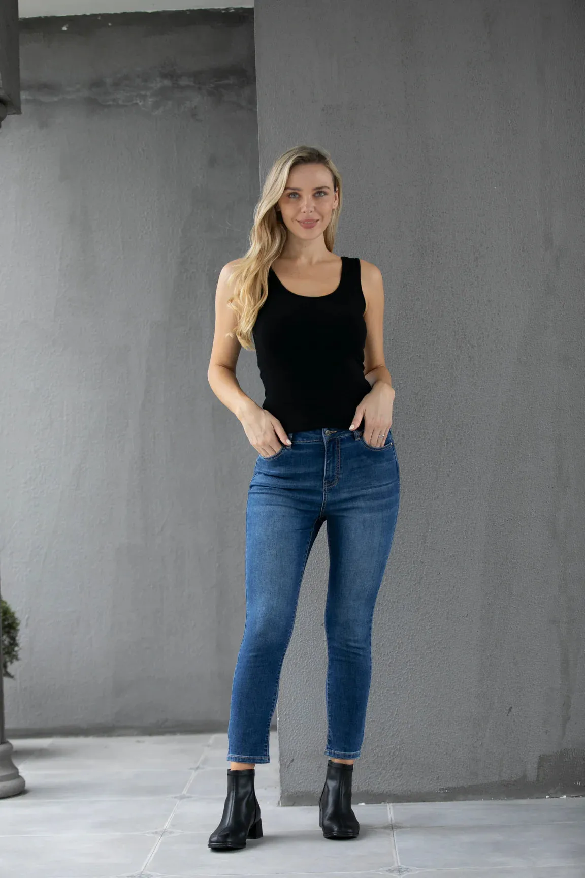 Fashion Island Bamboo Dark Wash Jeans