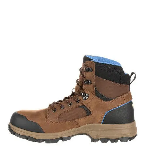 Georgia Men's 6" Blue Collar Composite Toe Waterproof Work Hiker - Dark Brown GB00108