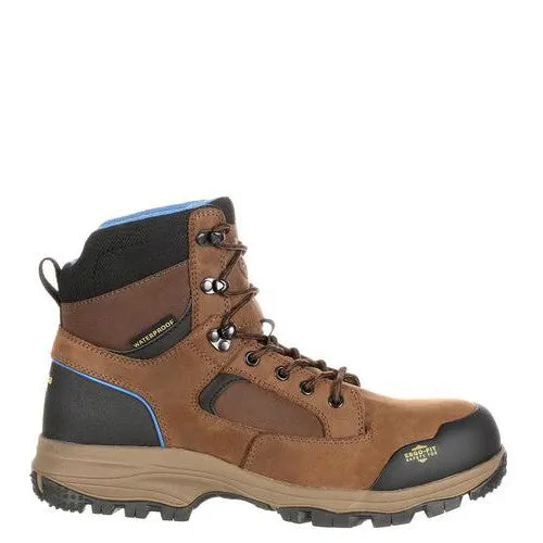 Georgia Men's 6" Blue Collar Composite Toe Waterproof Work Hiker - Dark Brown GB00108