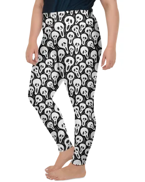 Ghost Face Plus Size Leggings