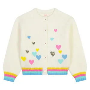 HEART KNIT CARDIGAN