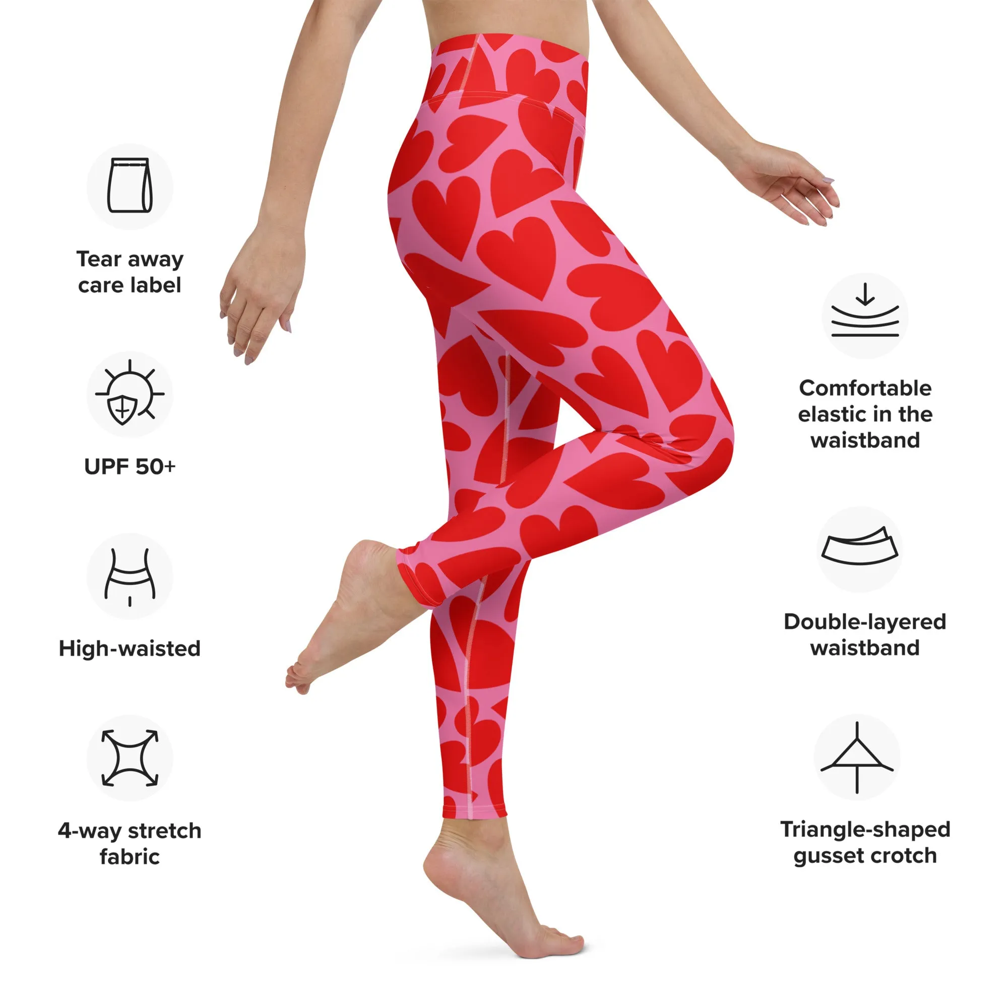 Heart Overload Yoga Leggings