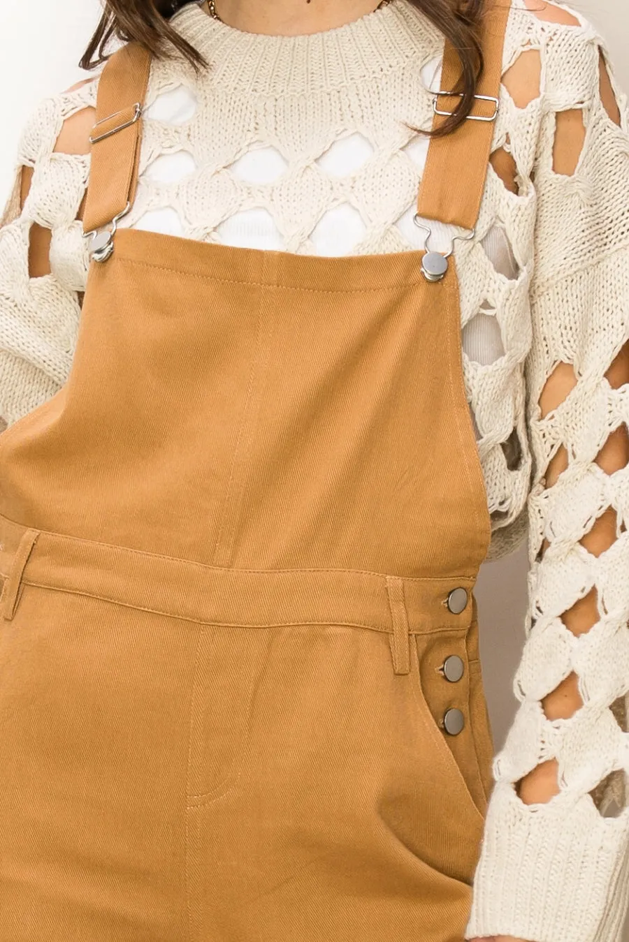 HF23F286-UTILITY OVERALLS WITH ADJUSTABLE STRAPS