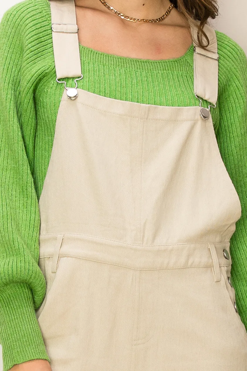 HF23F286-UTILITY OVERALLS WITH ADJUSTABLE STRAPS