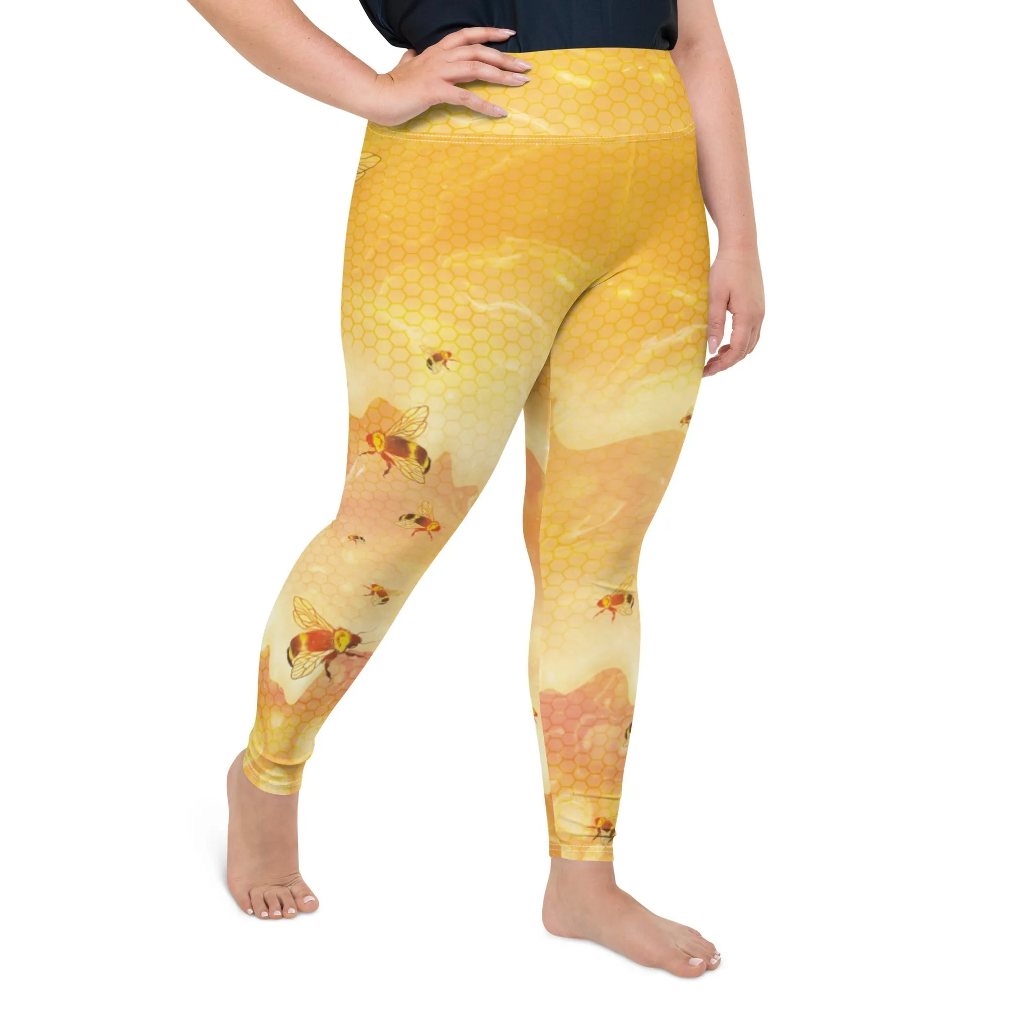 Honey Bee Plus Size Leggings