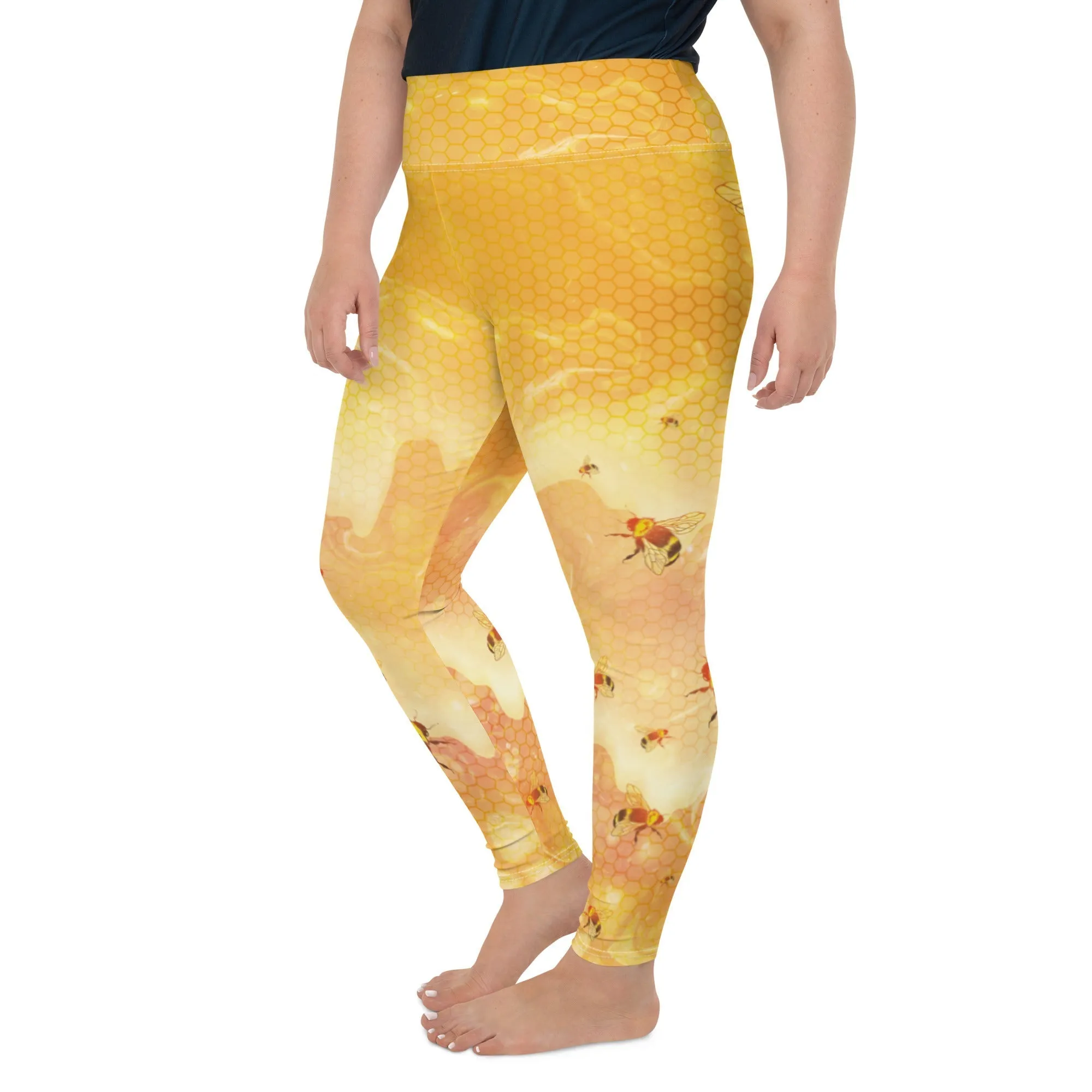 Honey Bee Plus Size Leggings