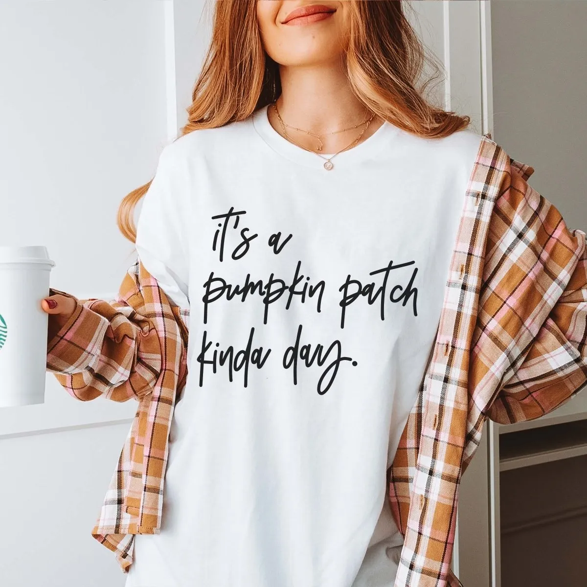 It's A Pumpkin Patch Kinda Day Wholesale Bella Graphic Tee - Quick Shipping