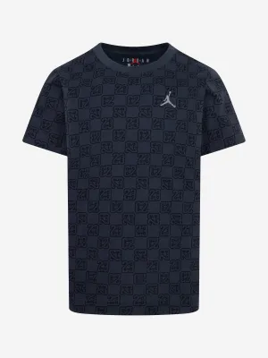 Jordan Boys 23 Monogram AOP T-Shirt in Black