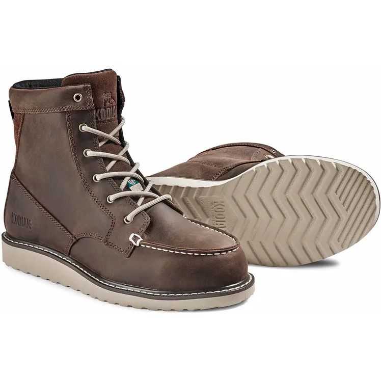 Kodiak Women's Whitton 6" ST Puncture Resist Safety Work Boot -Brown- 4TEYDB