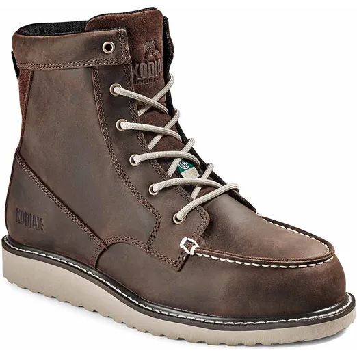 Kodiak Women's Whitton 6" ST Puncture Resist Safety Work Boot -Brown- 4TEYDB