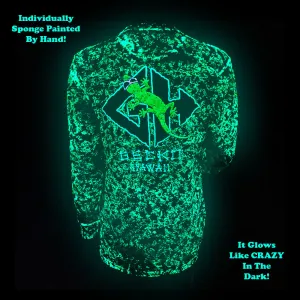 Lava Rock - 1988 GITD Sponge Paint Long Sleeve (Limited Edition)